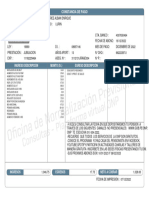 Constancia de Pago: Ingreso Descripción MONTO (S/.) Egreso Descripción MONTO (S/.) Saldo/Adeudos