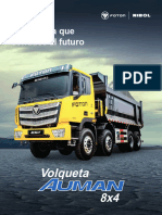 Volqueta Auman 8x4