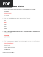 Final Practice Solution