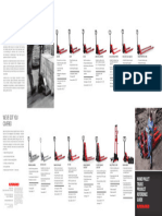 Raymond Hand Pallet Trucks Product Reference Guide