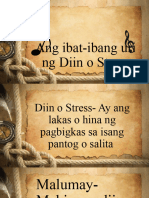 Ang Ibat-Ibang Uri NG Diin