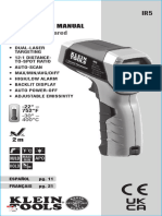 Manual Termometro Infrarrojo Klein Tools IR5