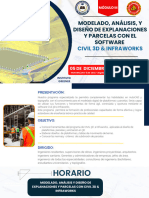 Brochure - Modelado, Análisis, y Diseño de Explanaciones y Parcelas Con El Software Civil 3d & Infraworks Con Bim