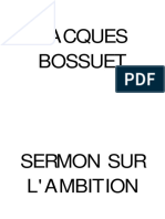 (Bossuet) Sermont Sur L'ambition