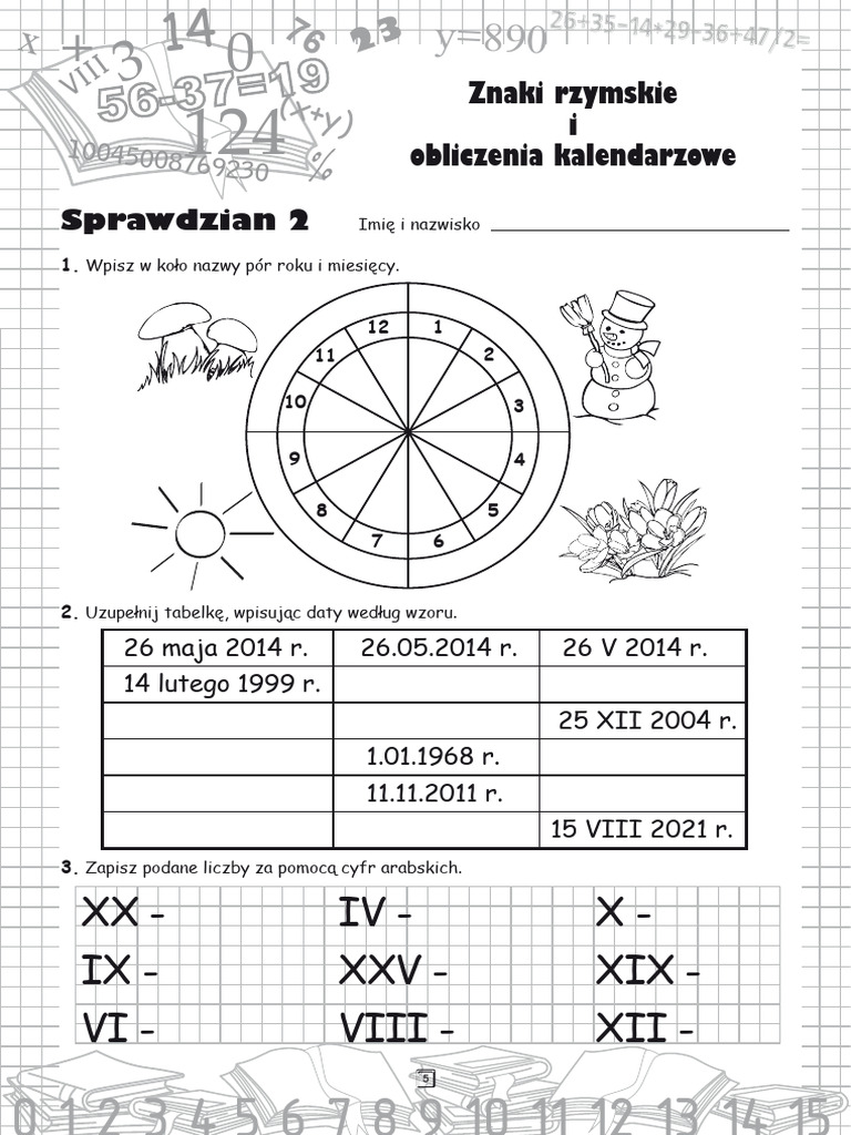 Matematyka 3 Sprawdziany Dla Gimnazjum