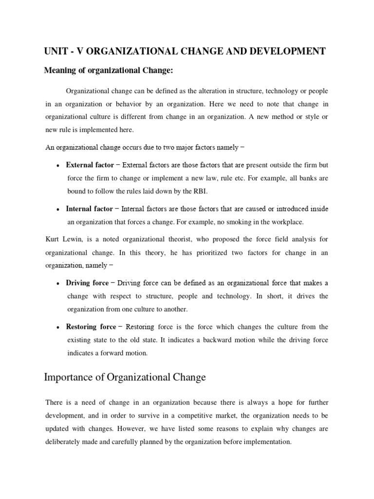 Organization Behaviour Unit 5 Pdf Leadership Business