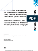 IEEE Standard For Interconnection and Interoperability of Distributed Energy Resources With Associated Electric Power Systems Interfaces