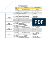 Jadwal Kegiatan Kelas X