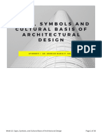 Week 10 Signs, Symbols, and Cultural Basis of Architectural Design