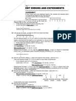 (17569) Lecture Notes 1 Measurement Error & Experiment e