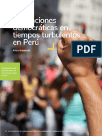 Peru. Cultura Politica de La Democracia 2021