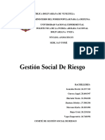 Comite de Gestión Social de Riesgo