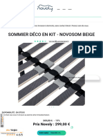 Sommier Déco en Kit - Novosom Beige