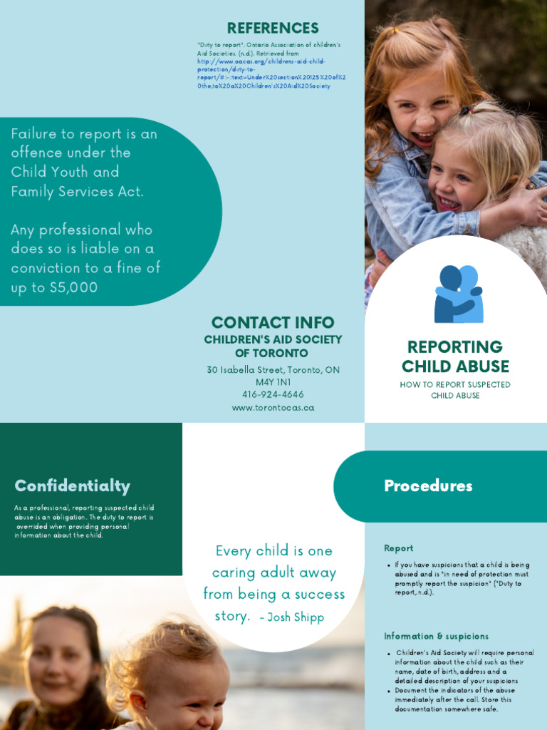 Reporting Child Abuse in Ontario | PDF | Crimes | Crime & Violence