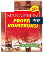 PDF Manajemen Proyek Konstruksi Wulfram I Erviantopdf Compress