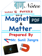 Magnetism and Matter Rambaan Notes