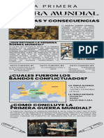 Infografía de Periódico Moderno Ordenado Colorido