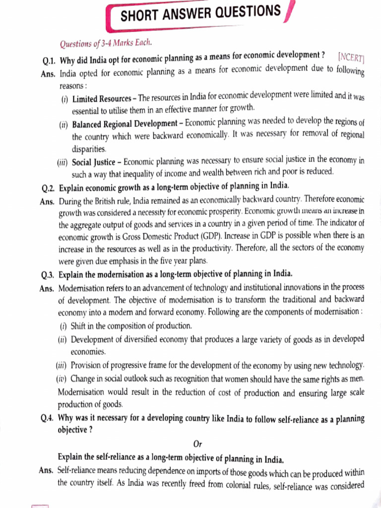 India's Economic Planning Objectives | PDF | Economic Growth | Subsidy