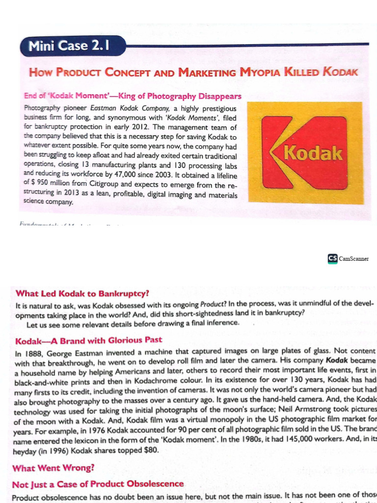 Kodak Case Study PDF
