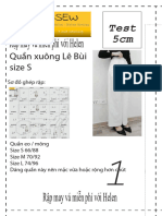 Rập size S quần xuông Lê Bùi A4