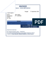 Invoice (DP 50%)