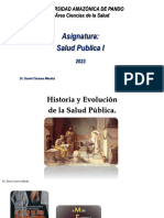 Tema 1 - Historia y Evolucion de La Salud Publica