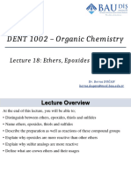 DENT1002-Lecture18-Ethers Epoxides and Thiols