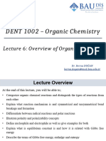 DENT1002-Lecture6-Overview of Organic Reactions-BDogan
