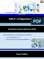 Topic 5.2 - Effects of Digitalization (Cont.)