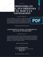 Astronomía en Chile, Sus Orígenes en El Mar y La Navegación - José Olguín Álvarez