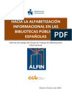 Alfabetizacion Informacional Bibliotecas Publicas Españolas