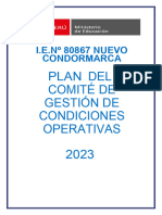 PLAN DE COMITE DE GESTIÓN DE CONword