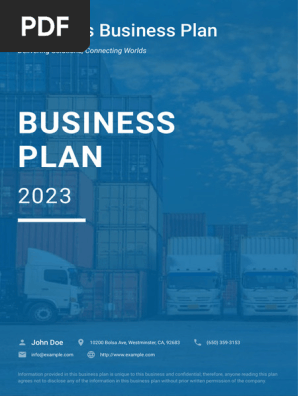 logistics business plan