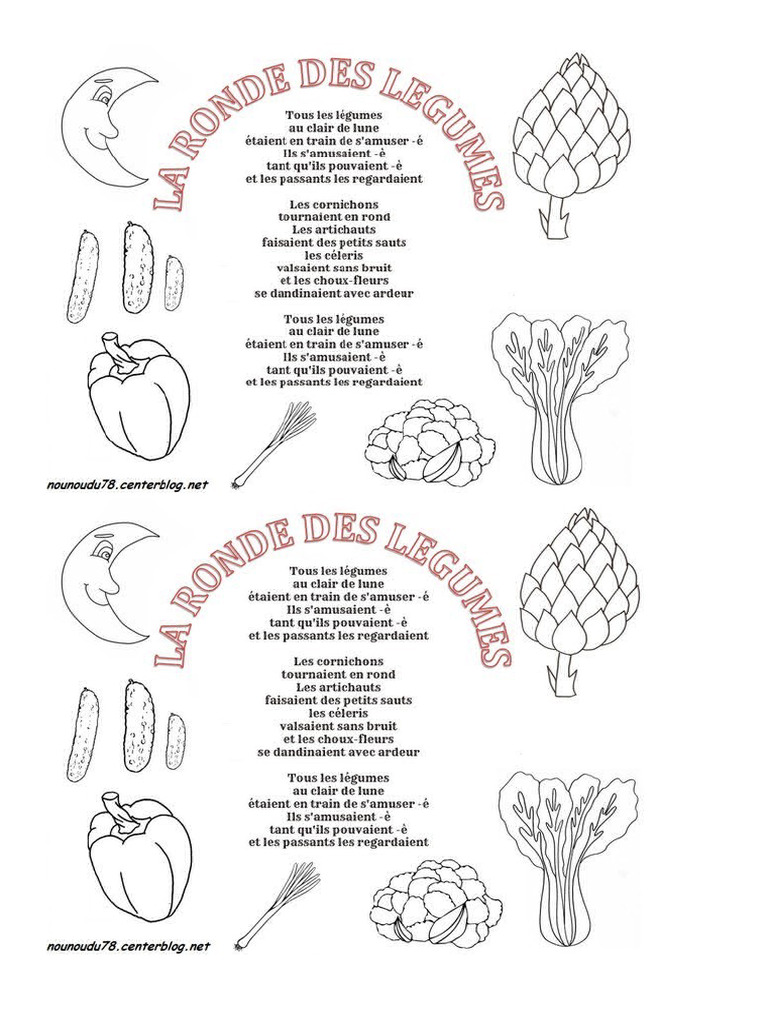 La Ronde Des Legumes Pdf
