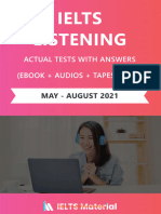 Ielts Listening Actual Tests With Answers Mayaugust 2021