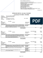 Pe Perioada: 01-01-2023 - 10-03-2023 EXTRAS DE CONT Nr. 2 Din Data: 10-05-2023