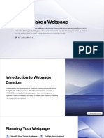 How To Make A Webpage