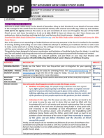 Cell Ministry November Week 3 Bible Study Guide: Directives For The Cell Leader