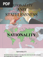 Nationality and Statelessness - Report in Pil