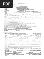 Basic Tenses Review