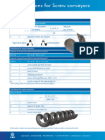 Screw Conveyor Calculations