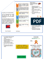 Triptico Dia Mundial Hepatitis