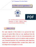 Basics of Optical Fiber and Its Applications - I: Lecture-V Programme: M. Sc./B.Sc. Physics