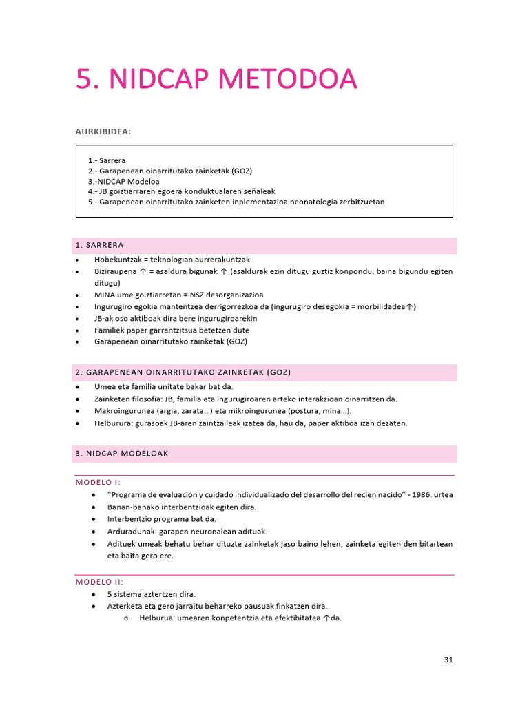 Nidcap | PDF