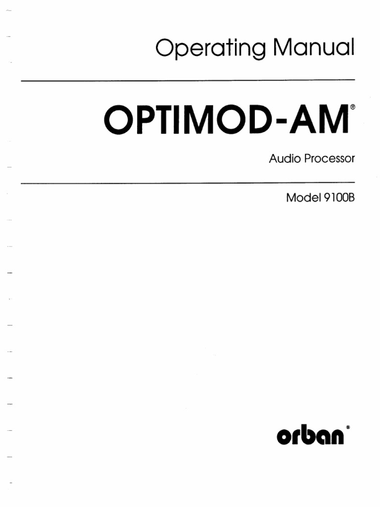 9100B_Manual_Section_1 PDF