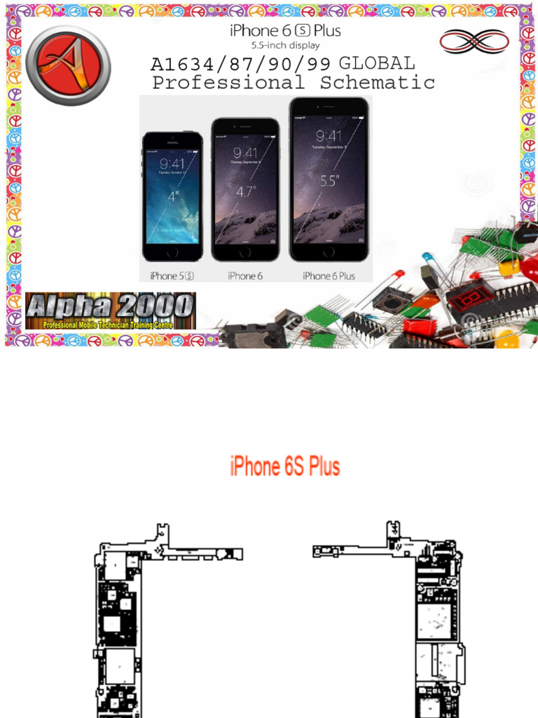 Schematics Iphone 6s+ Alpha2000 | PDF | Electrical Engineering