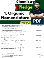 Class 12 PYQ Organic Nomenclature