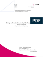 Andreu - Diseño y Verificación de Un Array Sistólico de Multiplicación