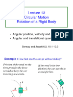 Lecture13 Module 3 Circular Motion Rotational Motion Ave1