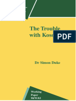 The Trouble With Kosovo: DR Simon Duke